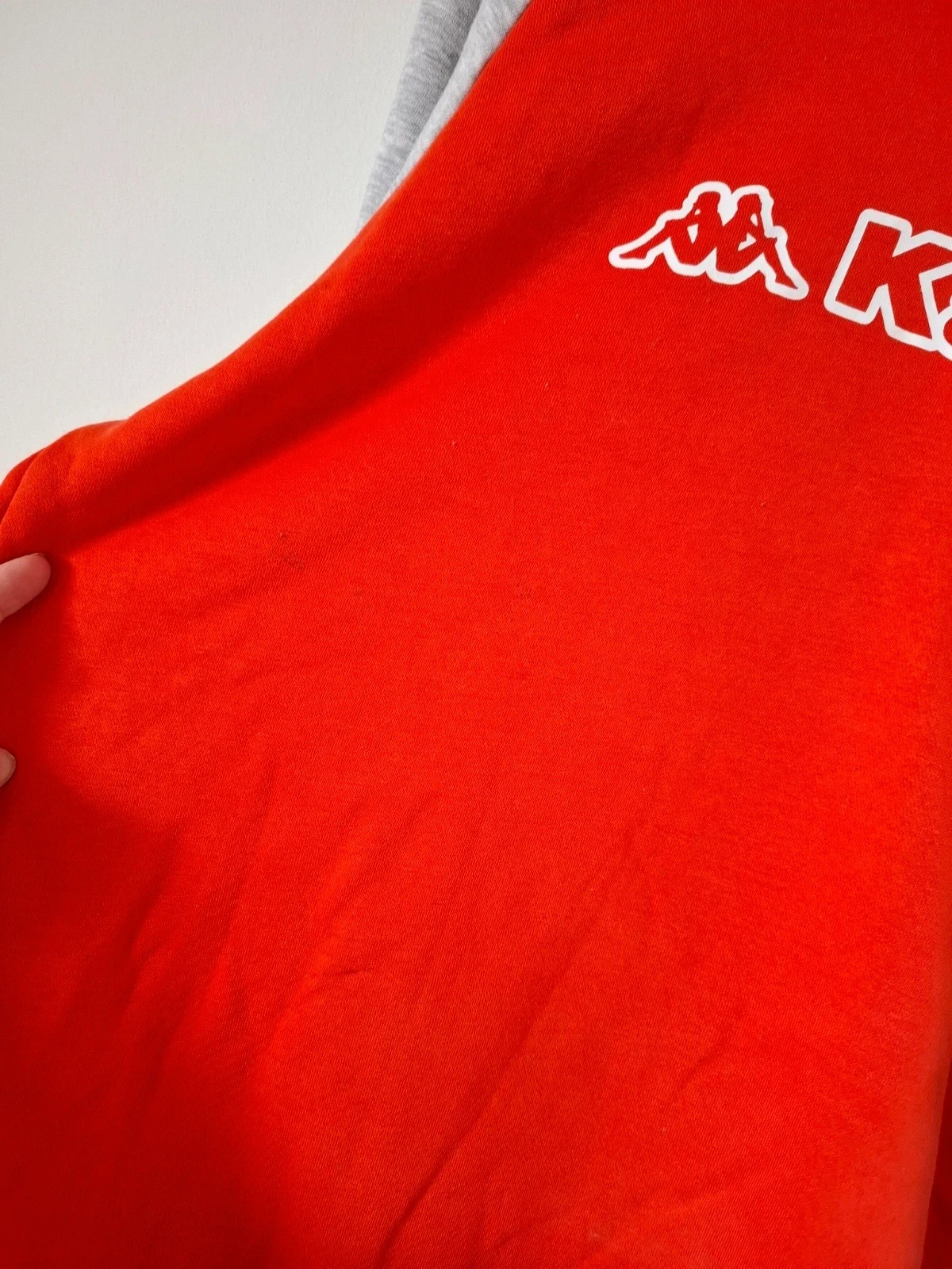 Sudadera con Capucha Kappa Roja y Gris – Talla M – Kappa – taille M 2