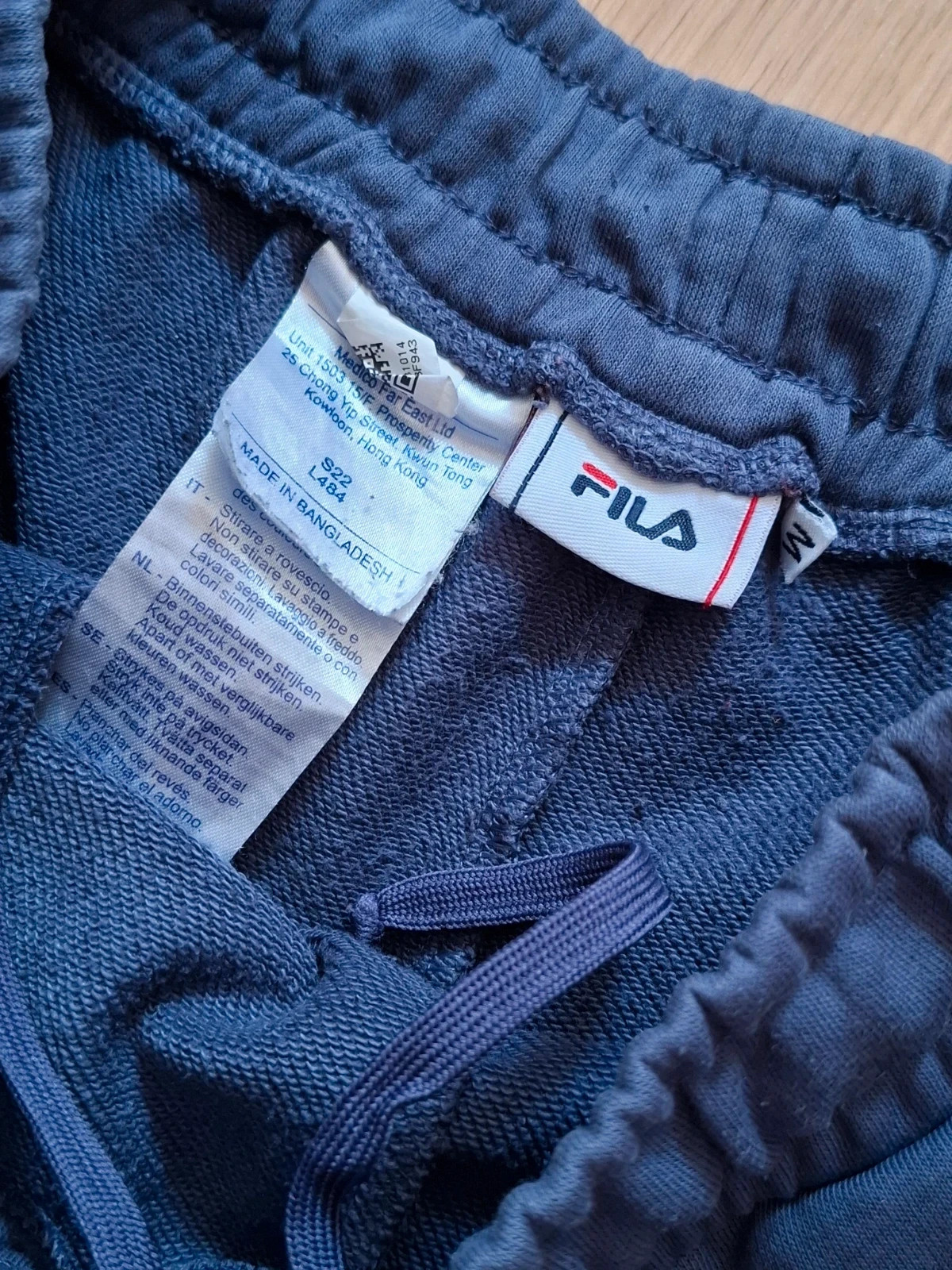 Shorts de chándal FILA Azul Marino Rayas Laterales Talla M – FILA – taille M 3