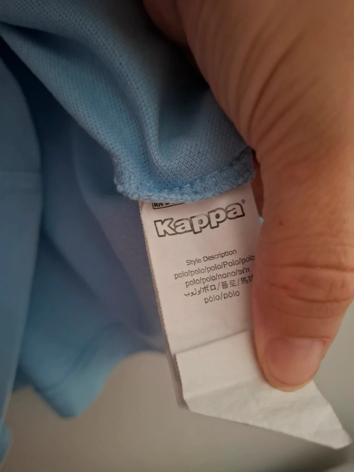 Polo Kappa Azul Celeste - Talla M – Kappa – taille M 5