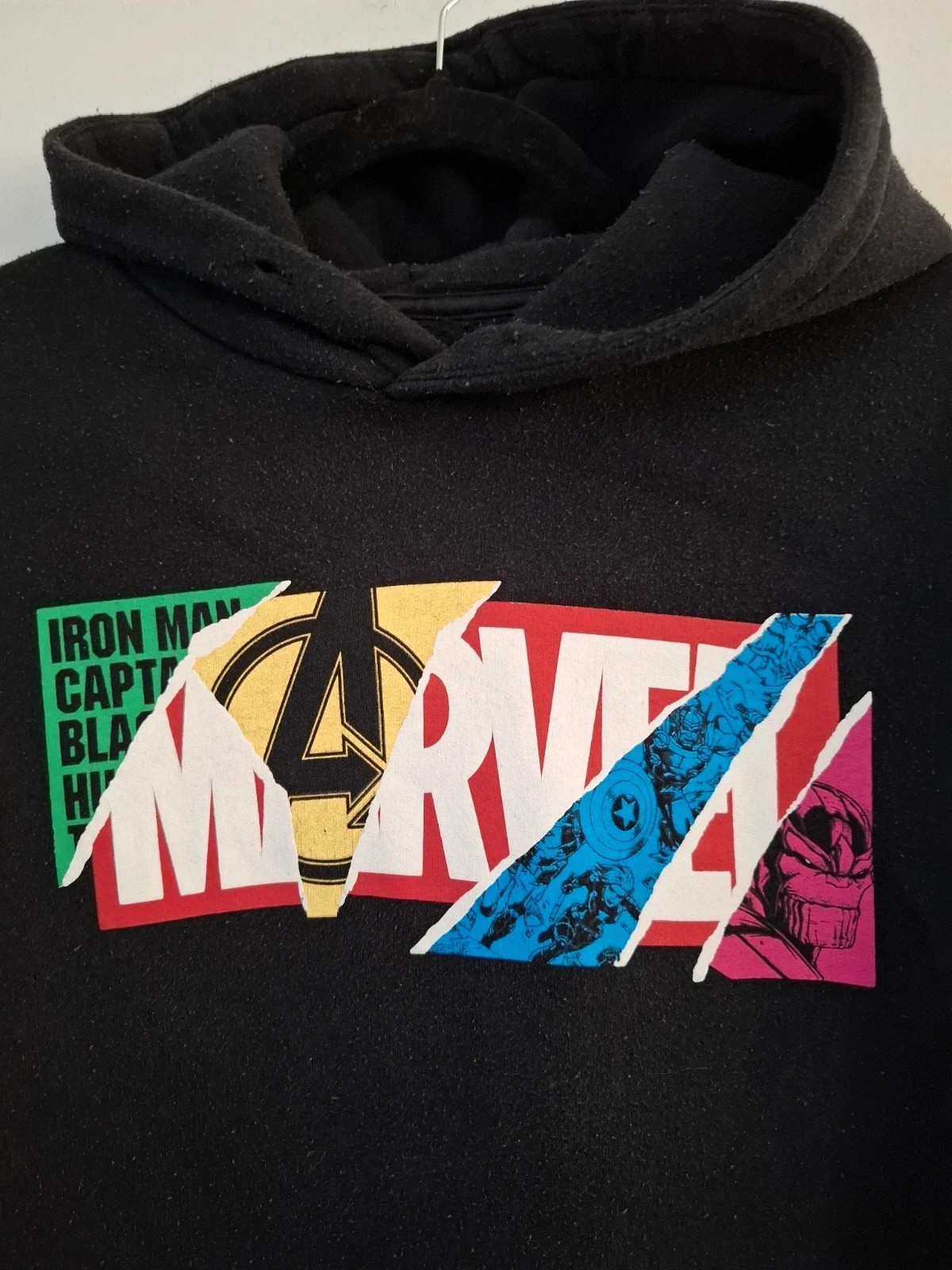 Sudadera Marvel x Pull&Bear Negra (Talla M) – Pull & Bear – taille M 2
