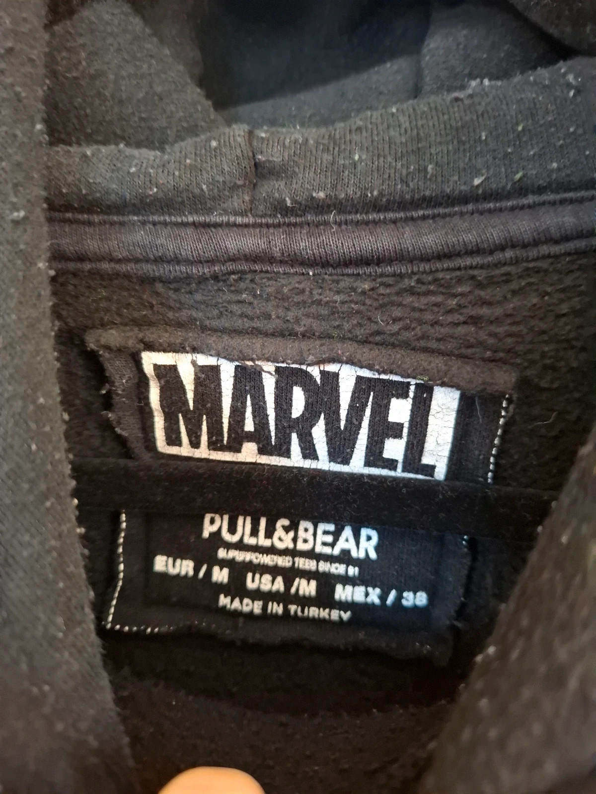 Sudadera Marvel x Pull&Bear Negra (Talla M) – Pull & Bear – taille M 4