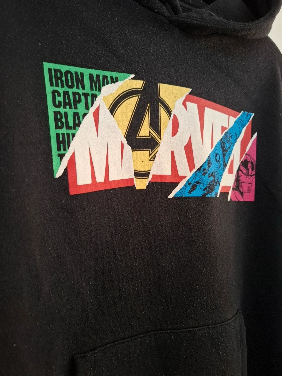 Sudadera Marvel x Pull&Bear Negra (Talla M) – Pull & Bear – taille M 3