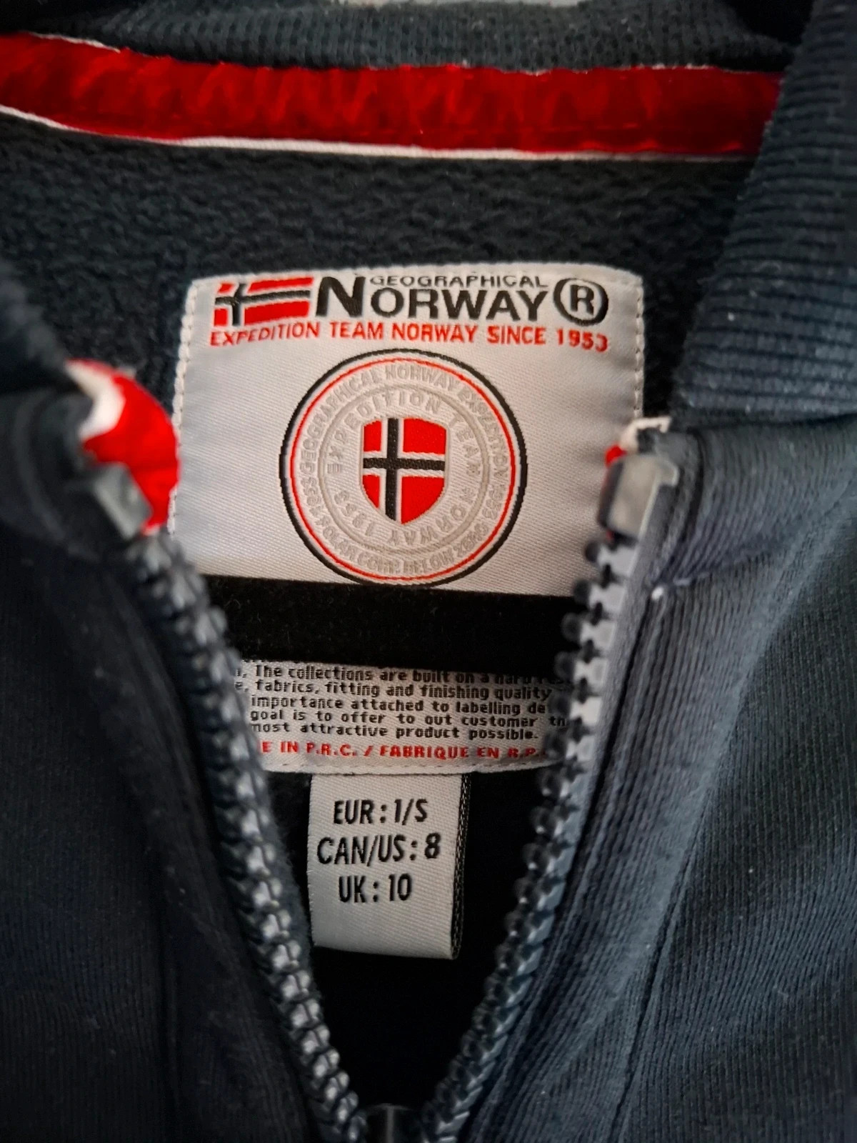 Sudadera Geographical Norway Azul Marino 🇳🇴 Talla S – Geographical Norway – taille S 3