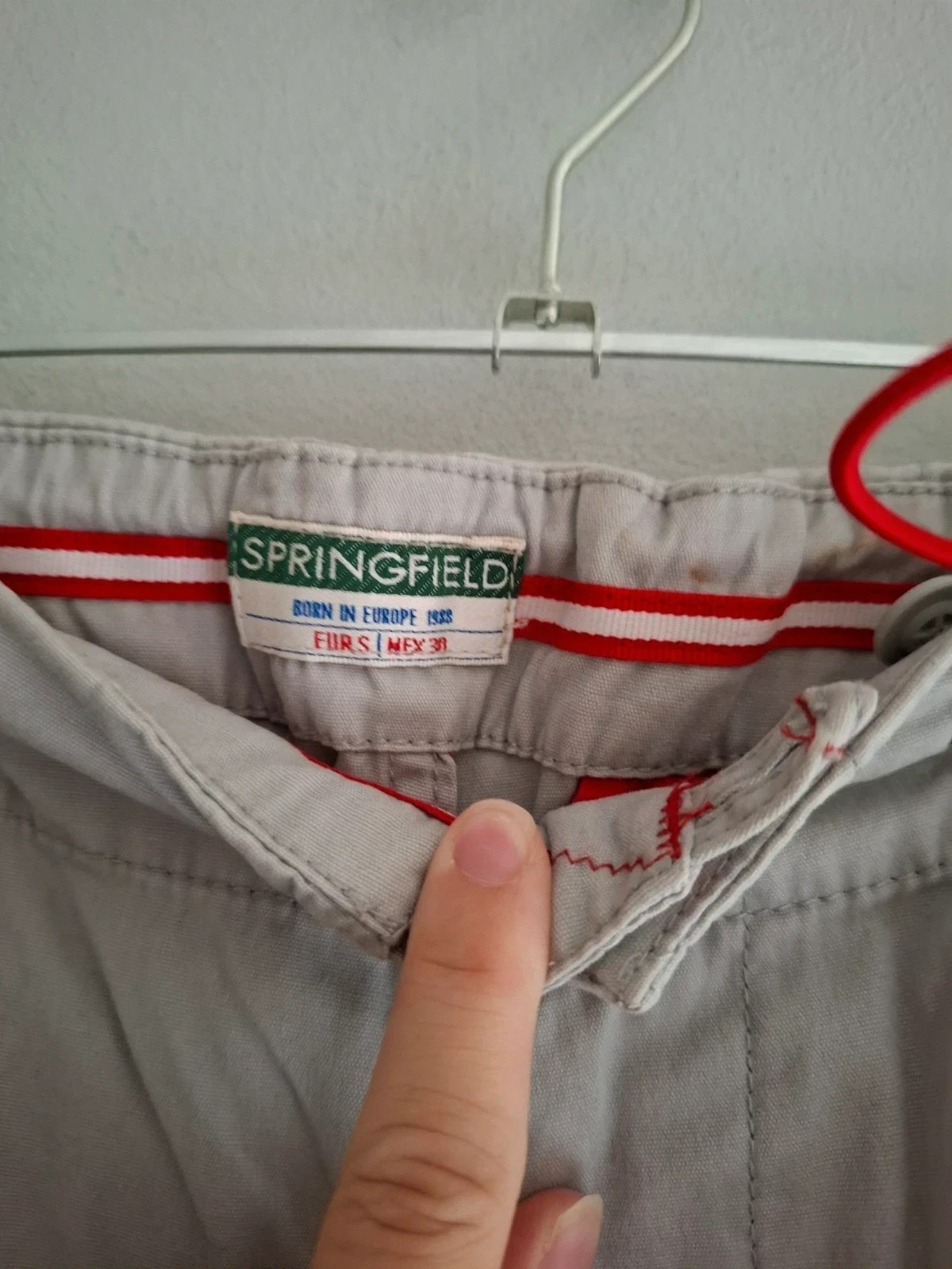 Pantalón Chino Recto Springfield Beige – Talla 38 (EUR) / M – Springfield – taille M 3