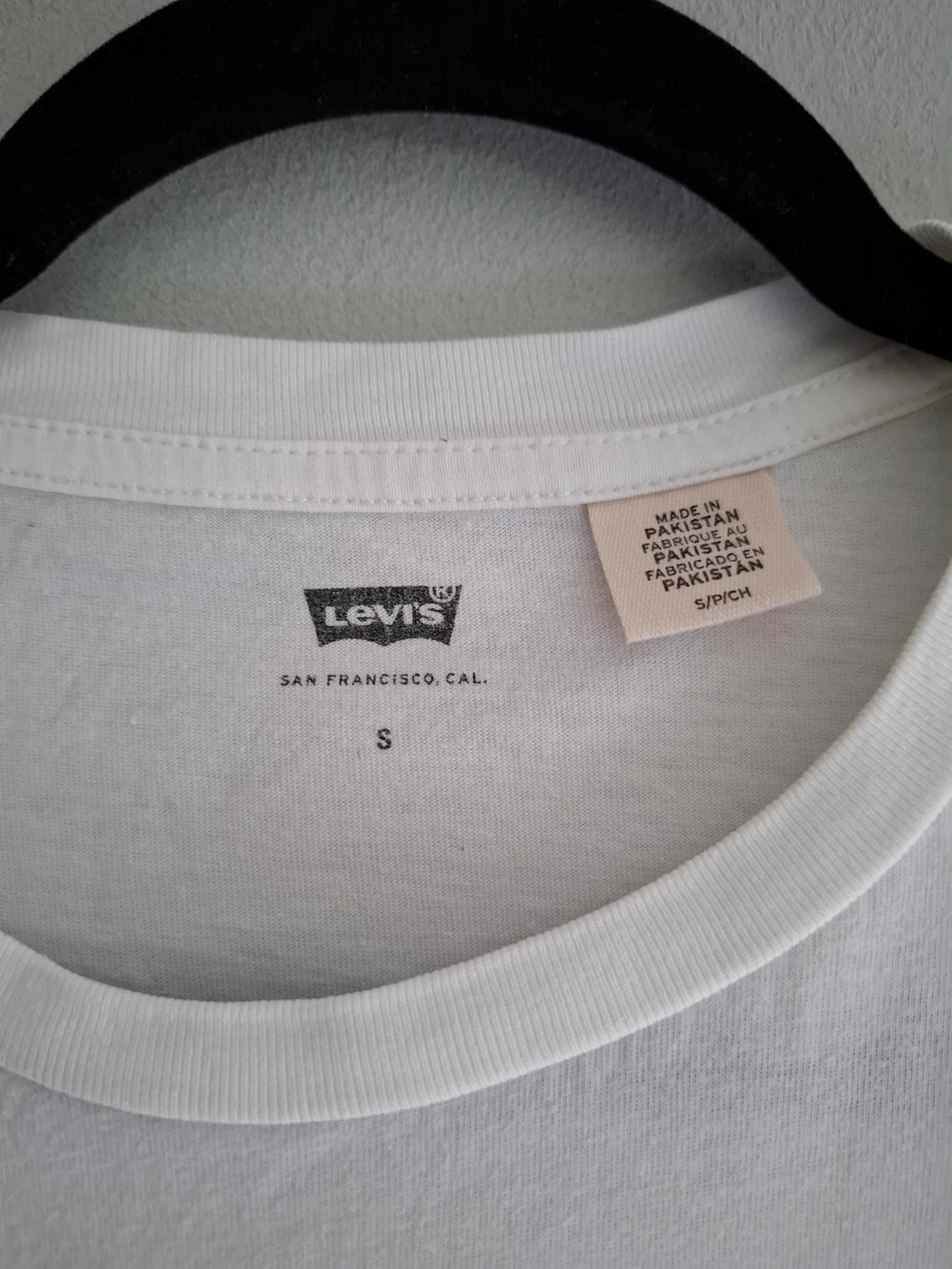 Camiseta Levi's Blanca Logo Rojo Talla S – Levi's – taille S 3