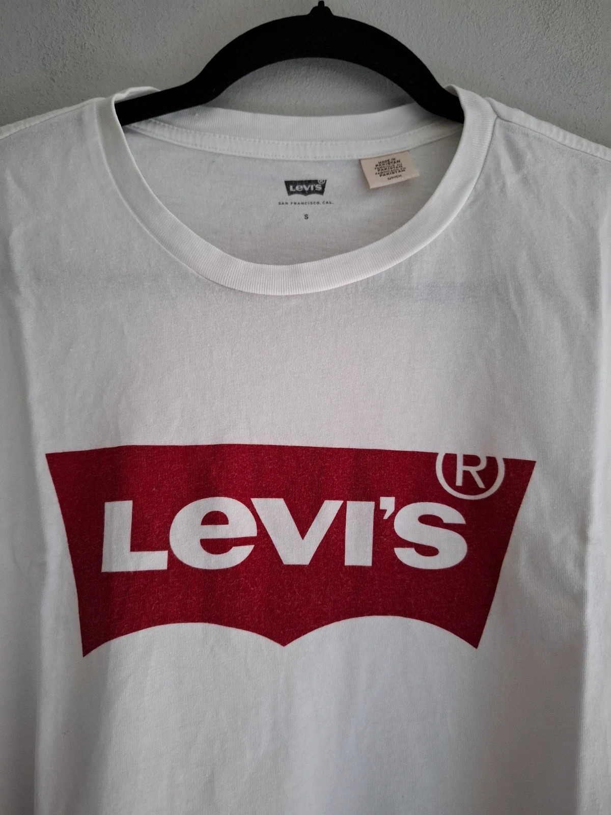Camiseta Levi's Blanca Logo Rojo Talla S – Levi's – taille S 2