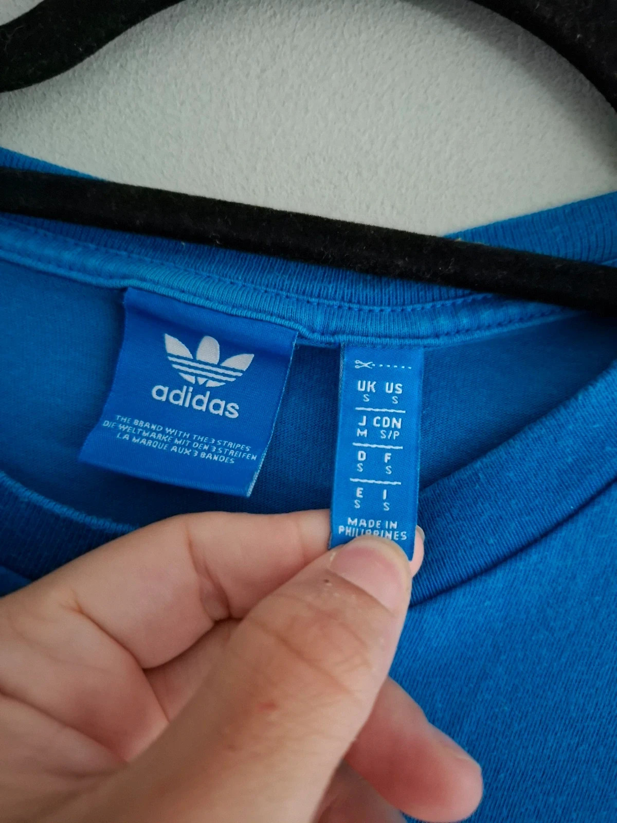 Camiseta Adidas Originals Azul con Logo Trefoil Graphic | Talla S – adidas Originals – taille S 3