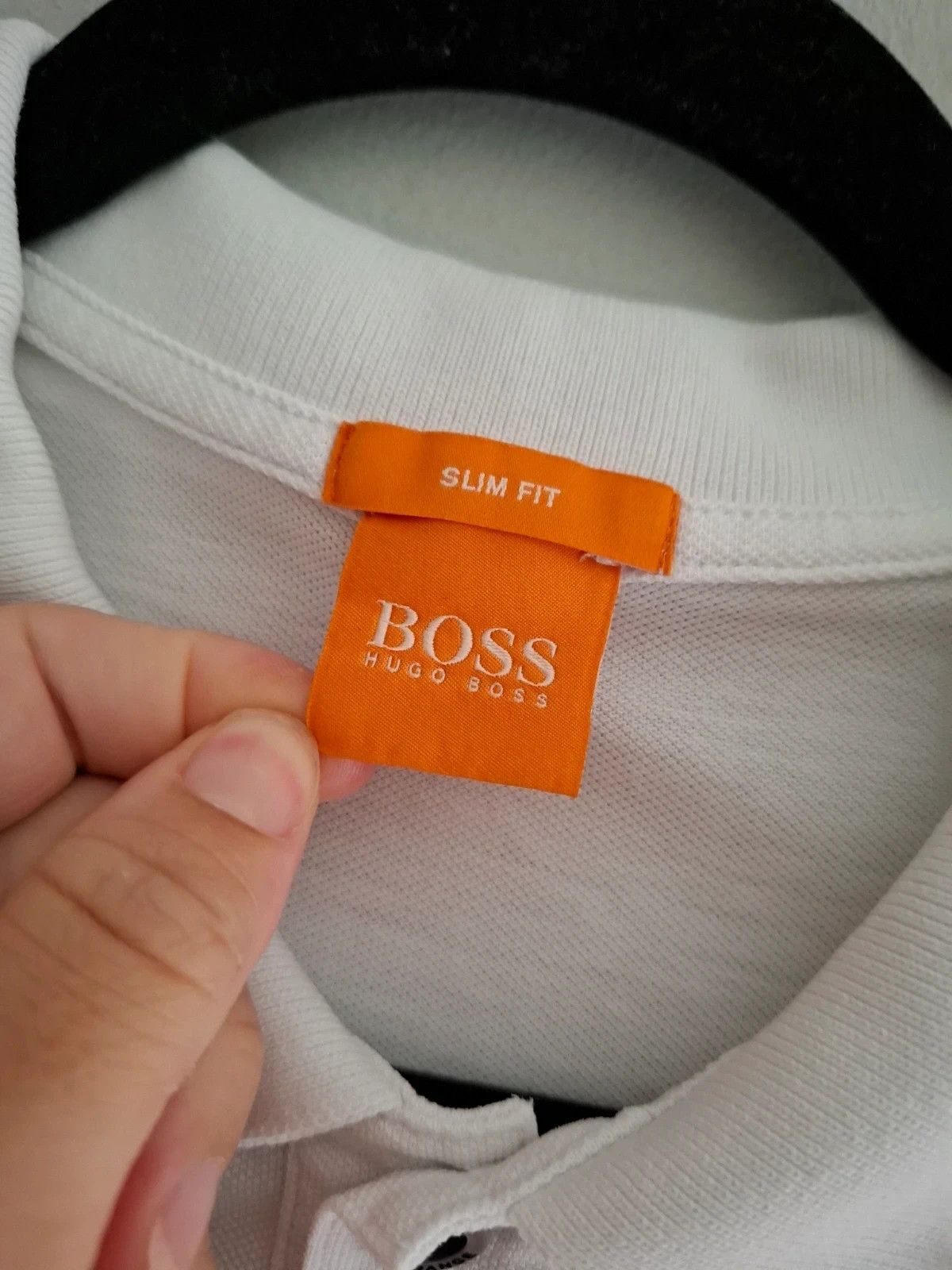 Polo Blanco Hugo Boss (Boss Orange) - Talla M – Hugo Boss – taille M 3