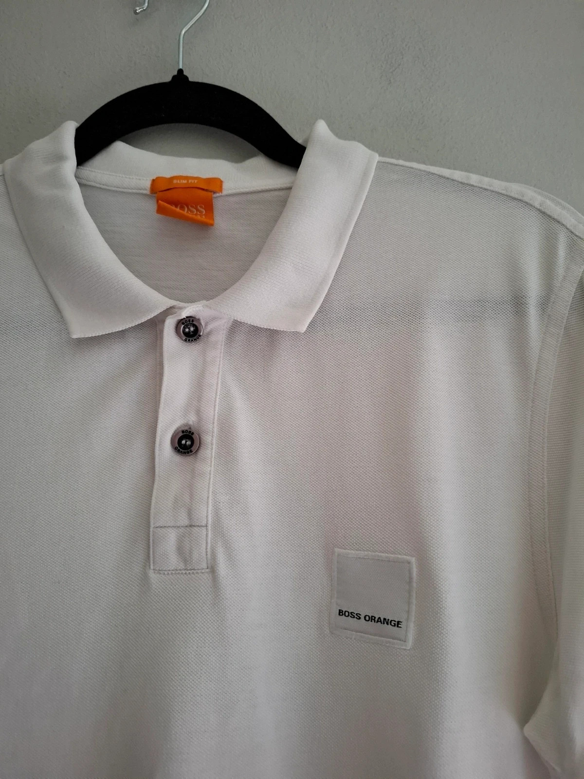 Polo Blanco Hugo Boss (Boss Orange) - Talla M – Hugo Boss – taille M 2