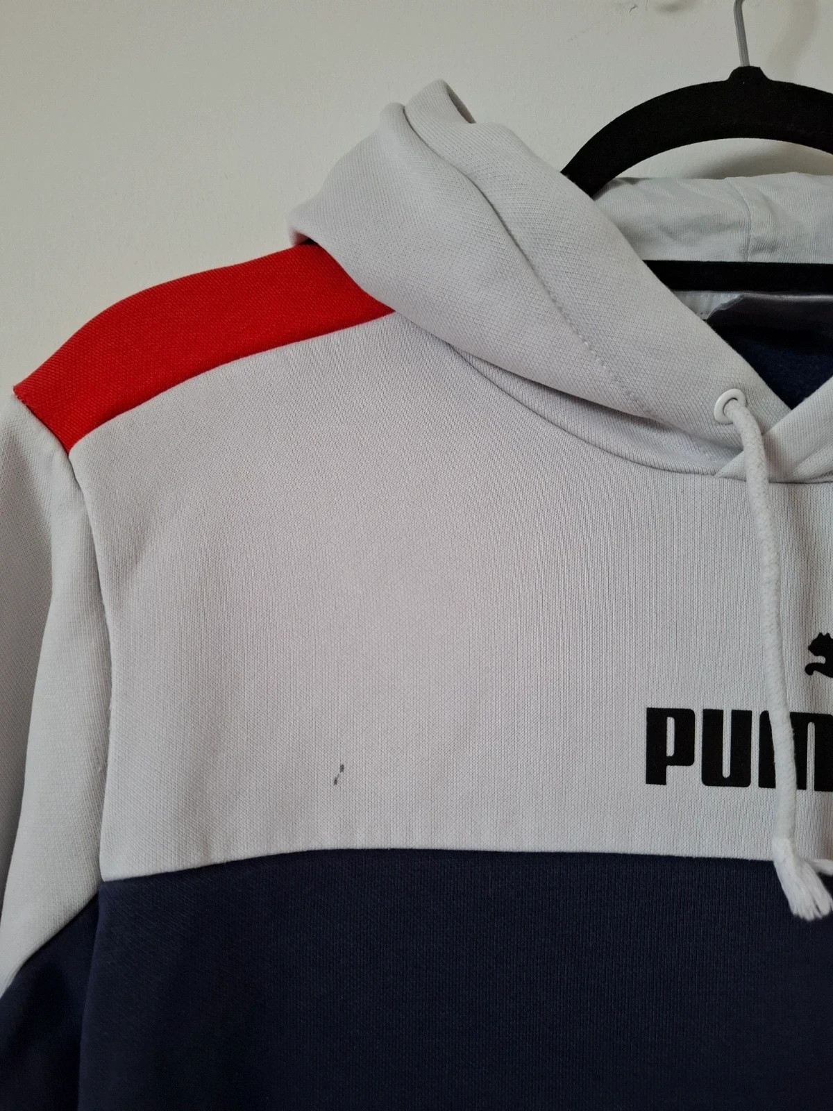 Sudadera PUMA Tricolor Azul, Gris y Rojo 🧵 Talla S – Puma – taille S 2