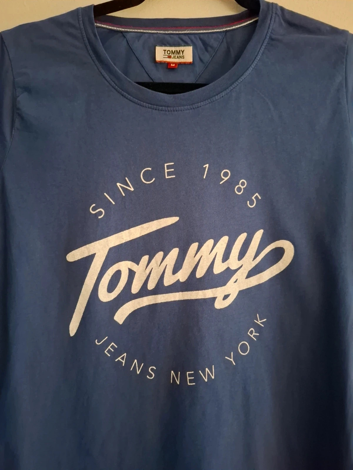 Camiseta Tommy Jeans Azul M - Logo Grande Vintage – Tommy Jeans – taille M 2