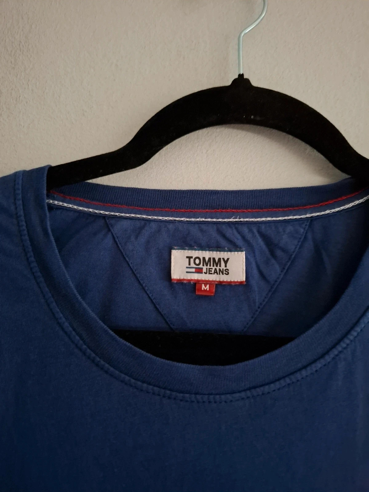 Camiseta Tommy Jeans Azul M - Logo Grande Vintage – Tommy Jeans – taille M 3