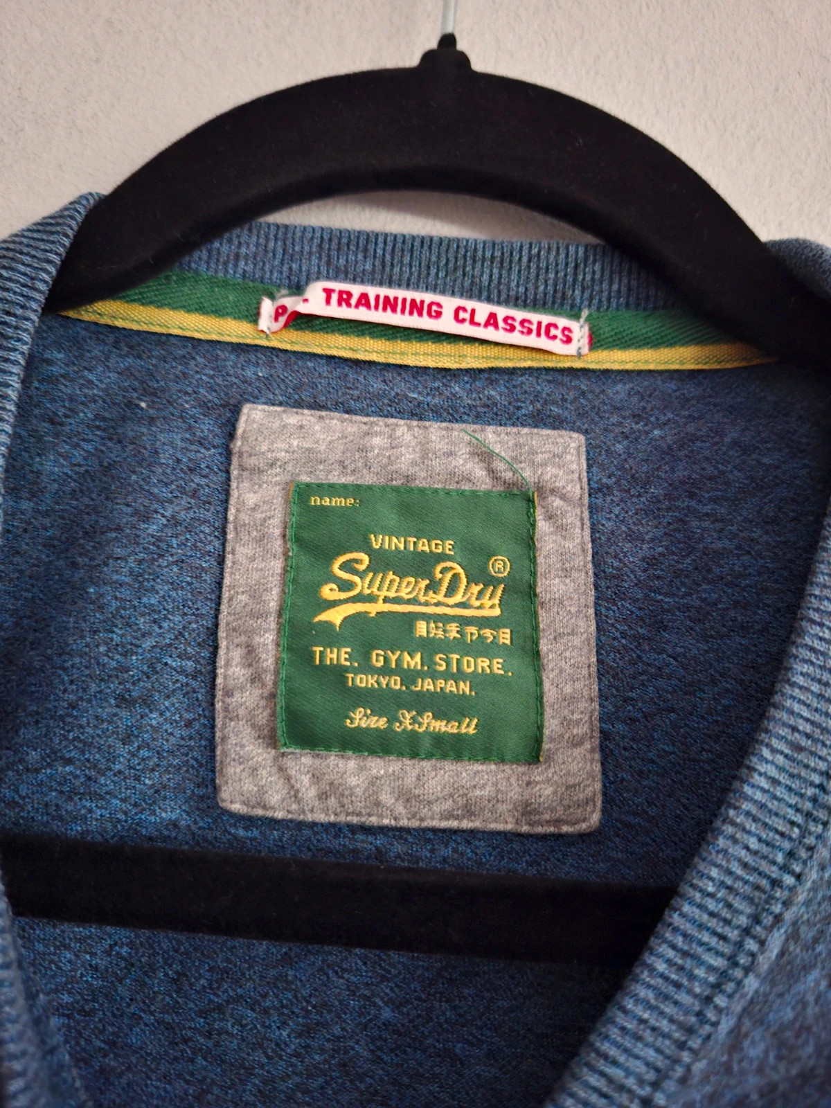 Camiseta SuperDry Azul Vintage - Talla XS – Superdry – taille XS 3