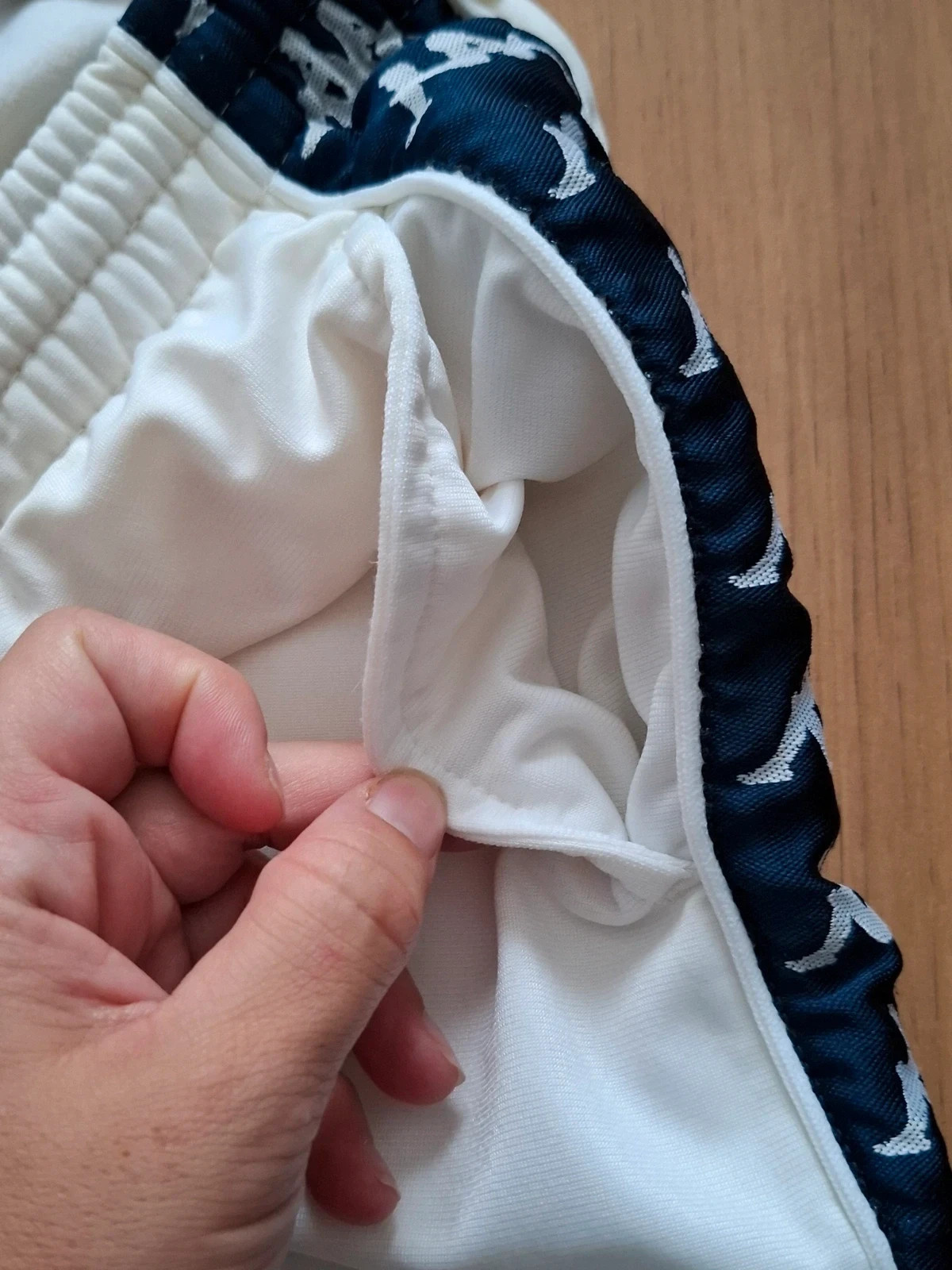 Shorts Kappa blancos con banda lateral – Kappa – taille M 4
