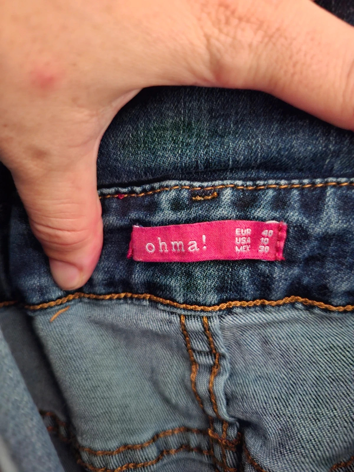 Peto vaquero premamá Ohma! Talla 40 🤰 – OHMA! – taille L / 40 / 12 5