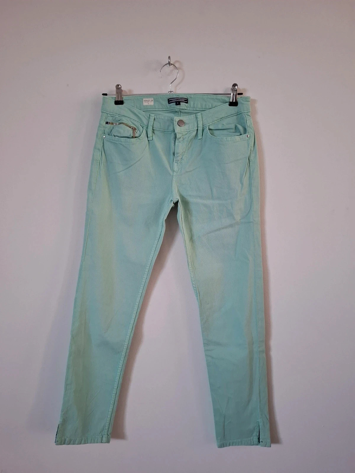 Pantalón Tommy Hilfiger Slim Verde Menta (Talla 6 / 36-38) – Tommy Hilfiger – taille M / 38 / 10