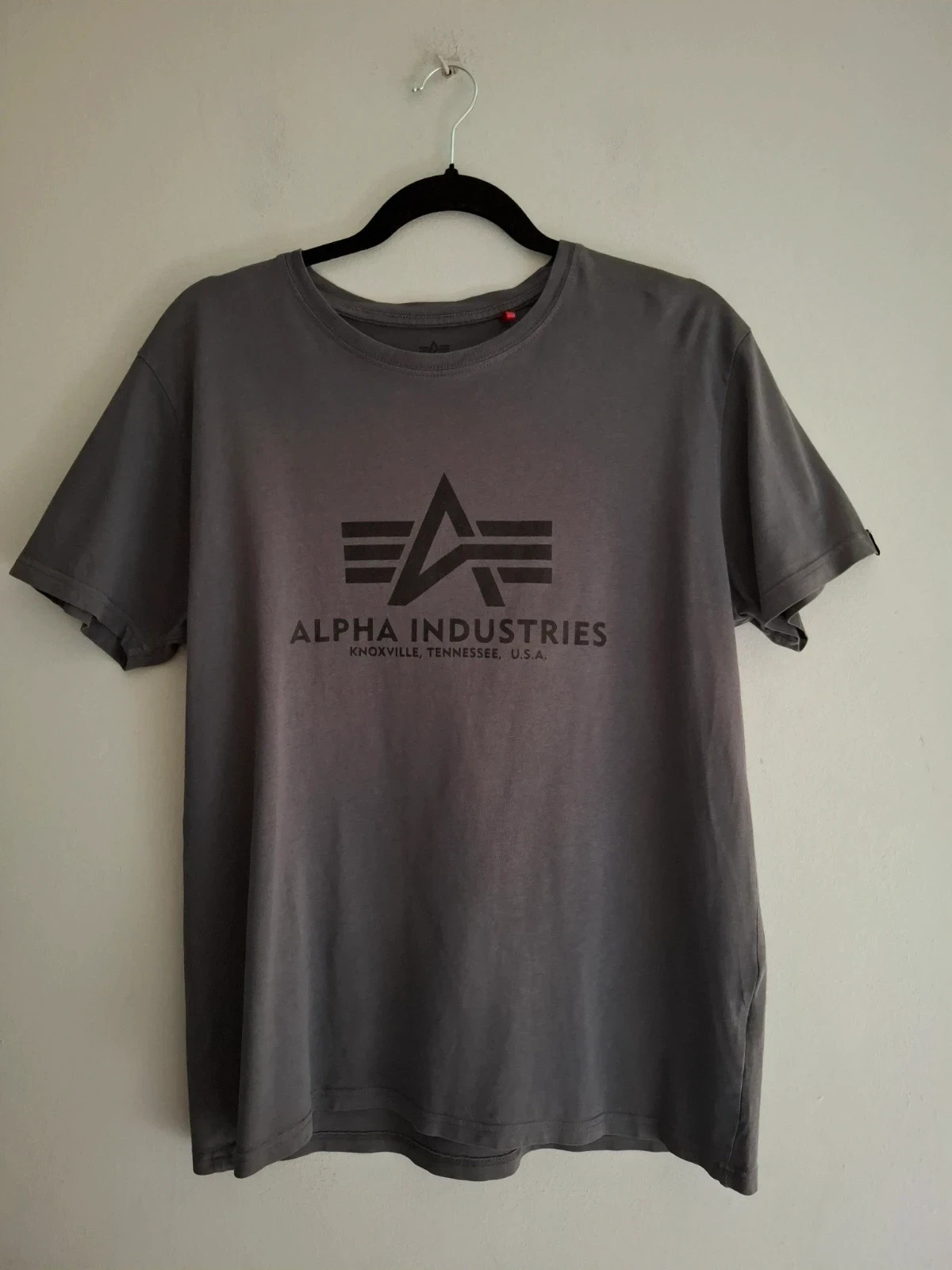Camiseta Alpha Industries Gris Talla M