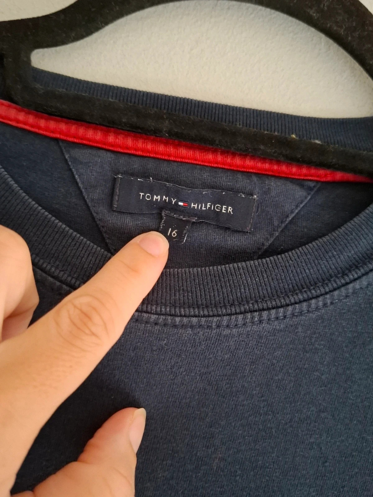 Camiseta Tommy Hilfiger Azul Marino - Talla 16 (S) – Tommy Hilfiger – taille 16 ans / 176 cm 3