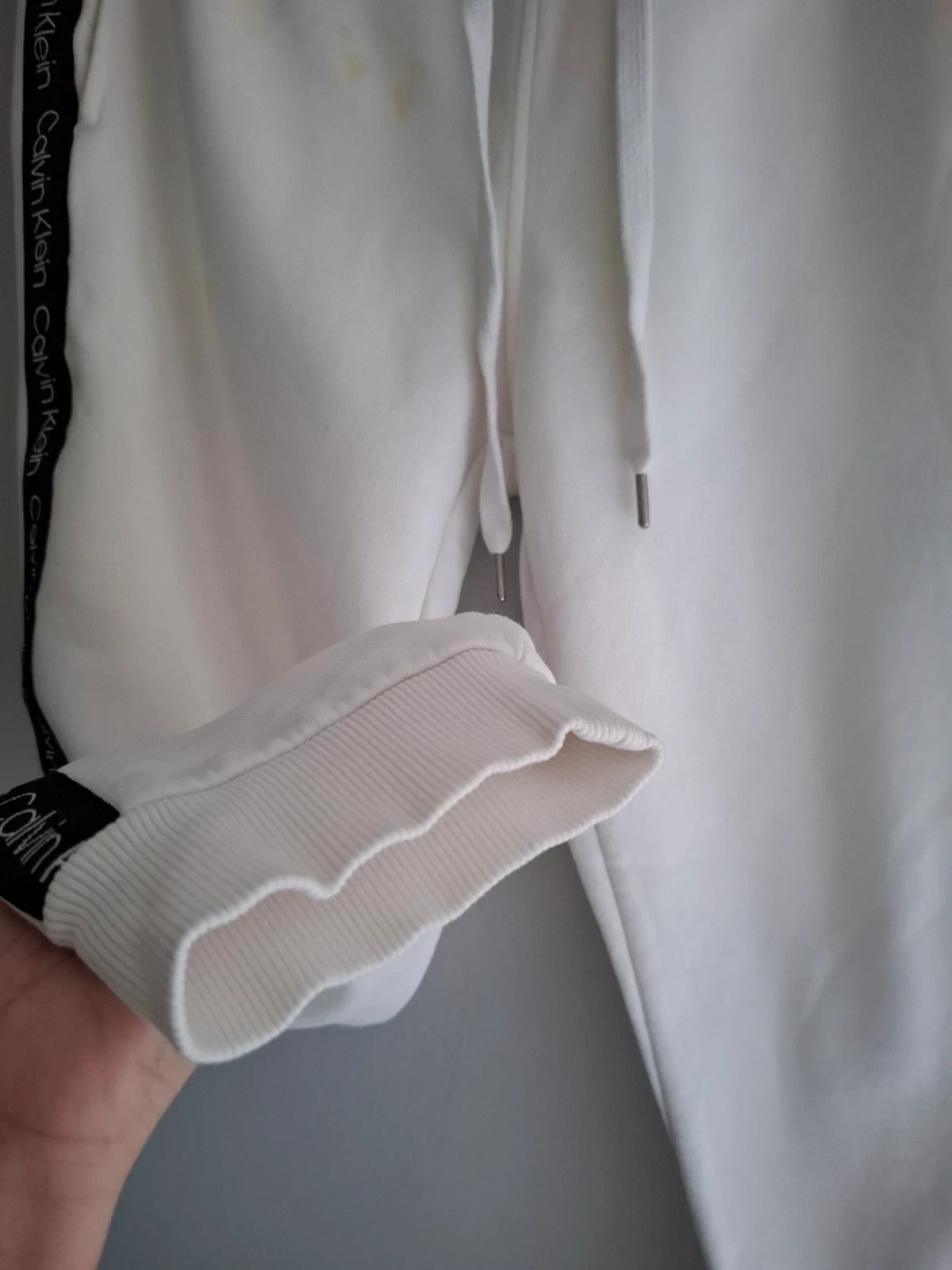 Chándal Calvin Klein Soft Touch Fleece Blanco – Talla M – Calvin Klein – taille M 5