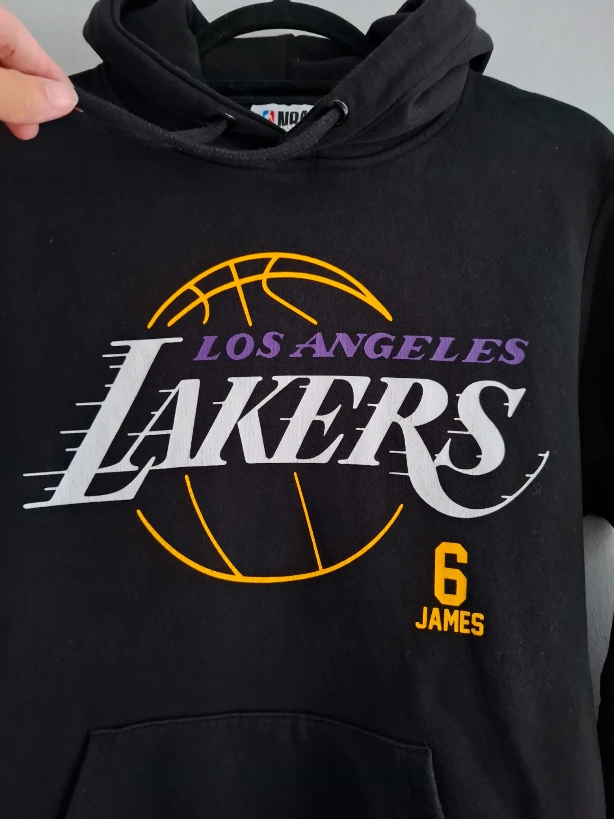 Sudadera Capucha NBA Los Angeles Lakers LeBron James 6 Talla M – NBA – taille M 2