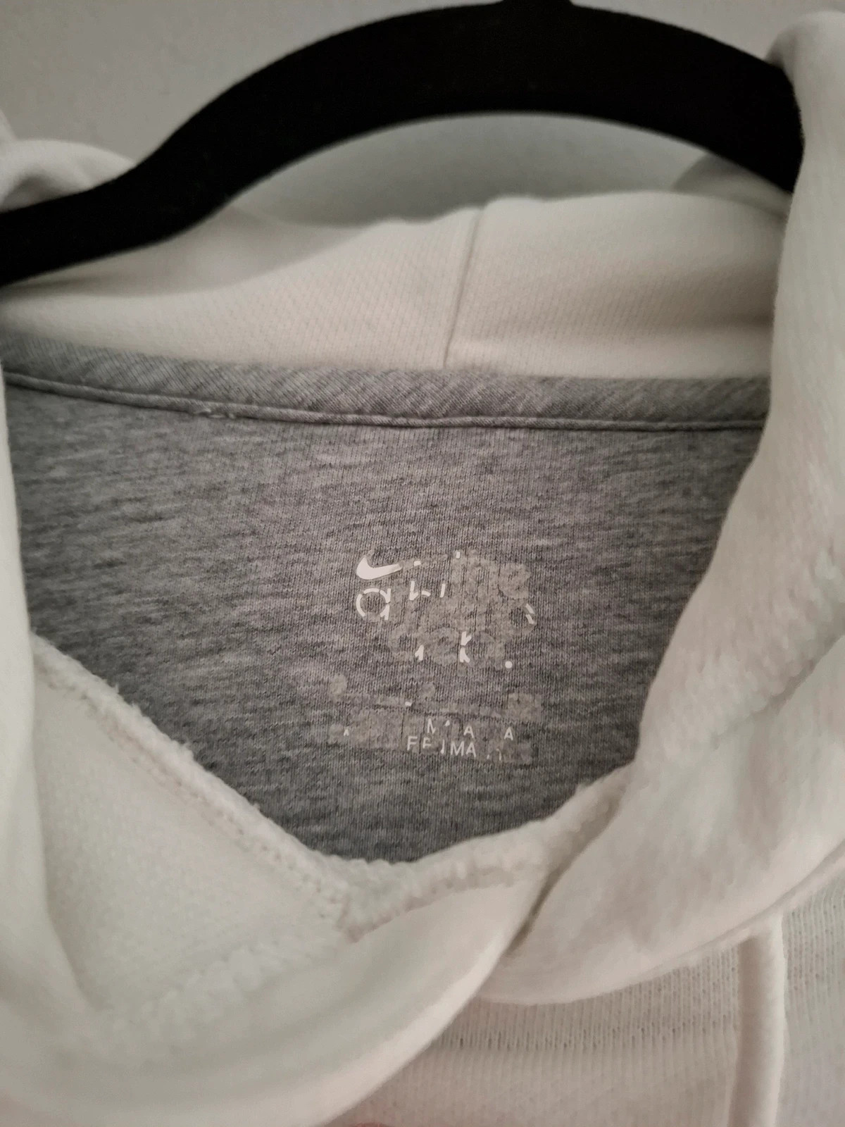 Sudadera Nike Blanca Rayas Verdes - Talla S – Nike – taille S 3