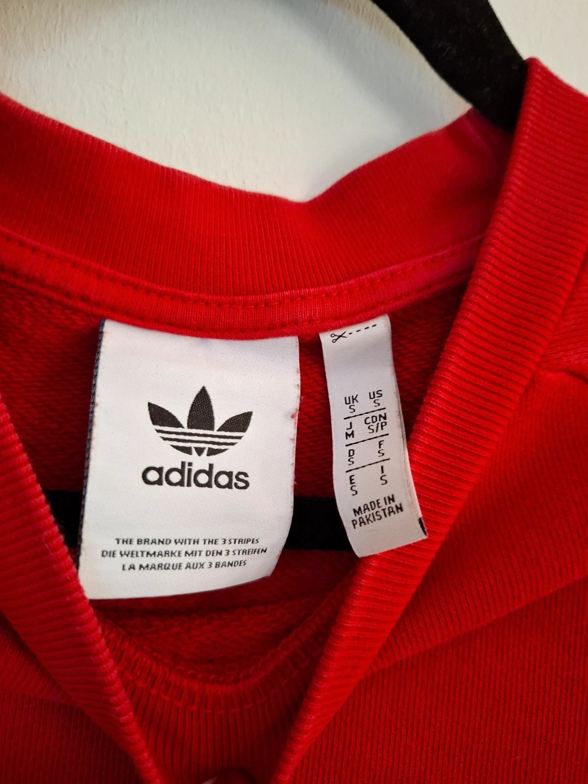Sudadera Roja Adidas Originals 🍓 Talla S – adidas – taille S 3