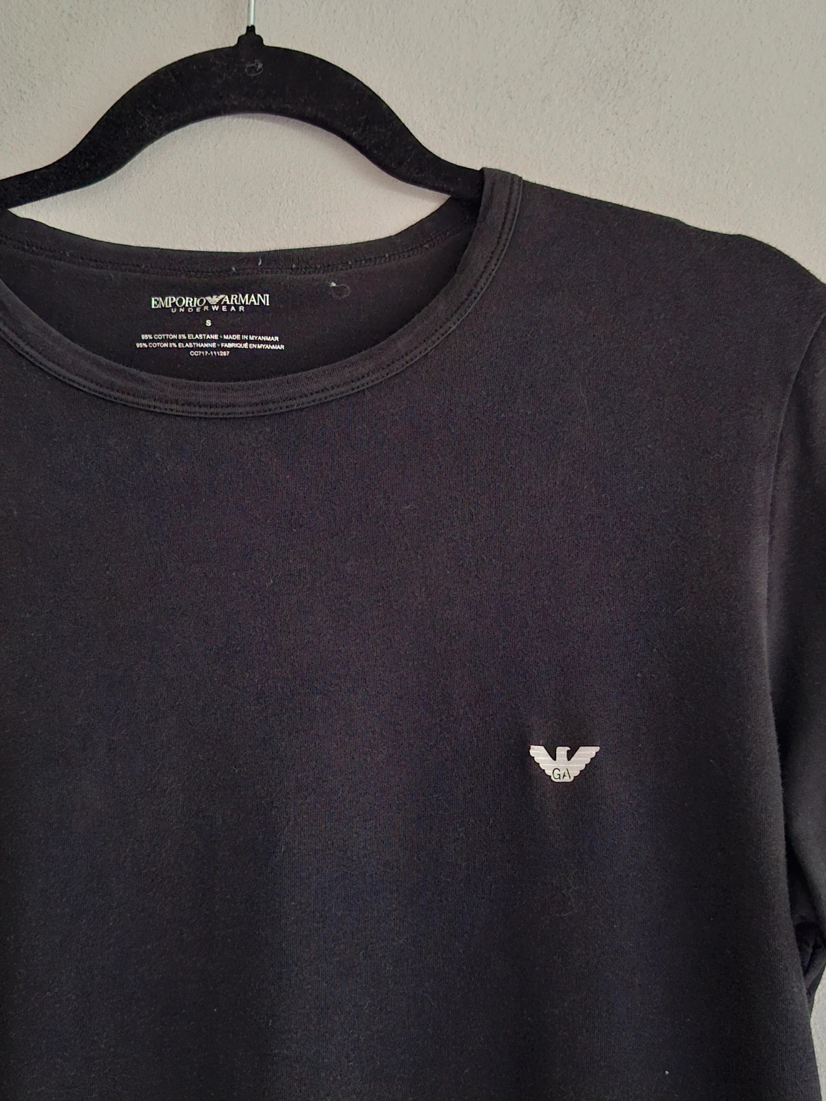 Camiseta Emporio Armani Negra, Talla S – Emporio Armani – taille S 3