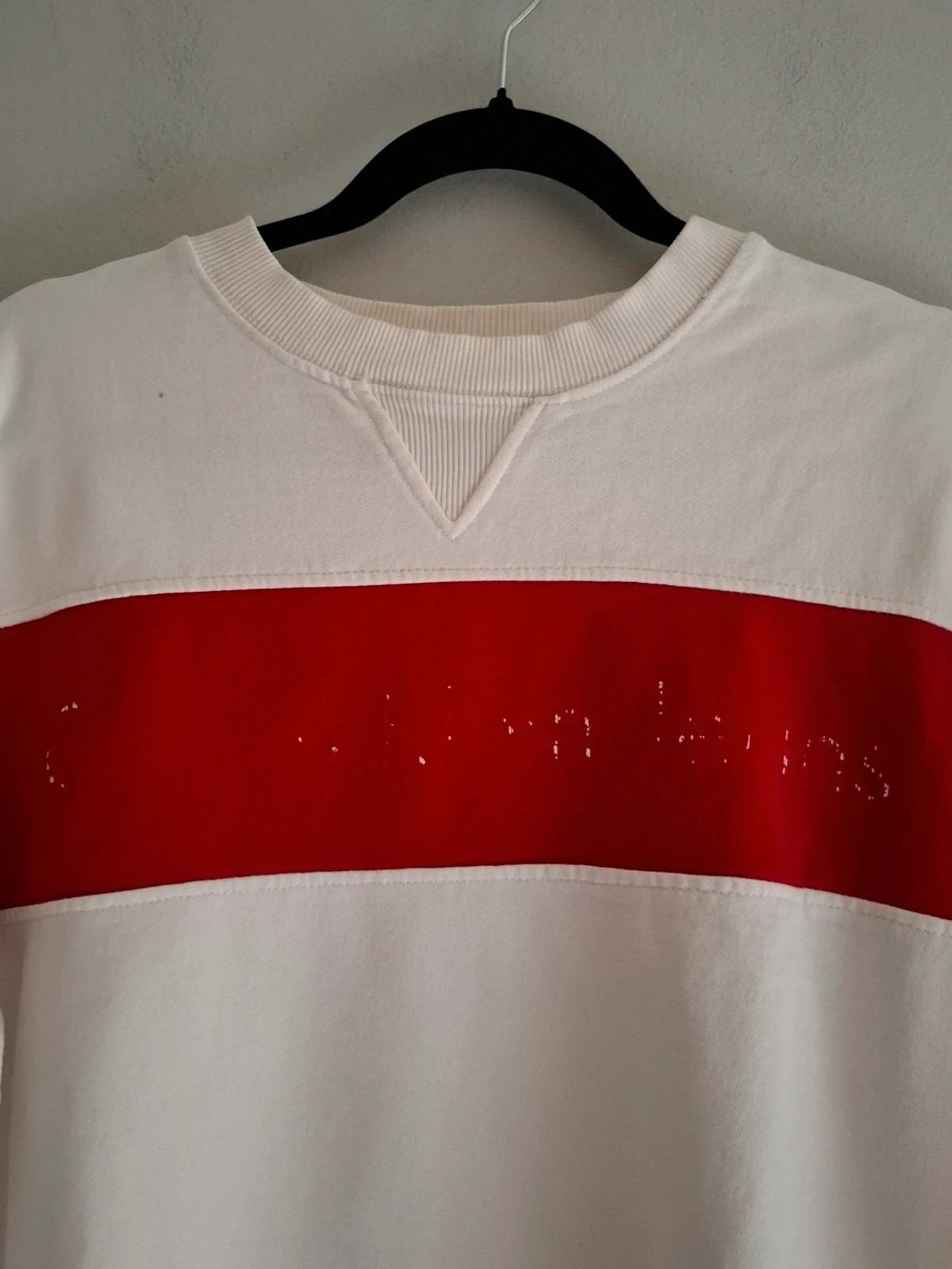 Sudadera Calvin Klein Blanca y Roja – Calvin Klein Jeans – taille M 2
