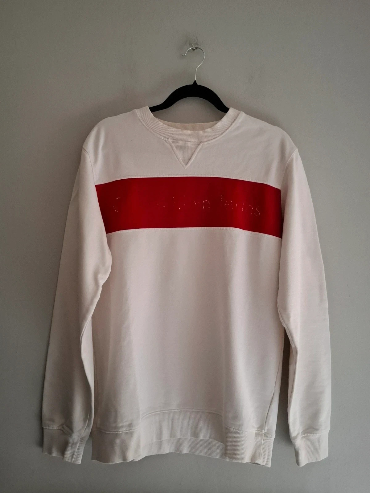 Sudadera Calvin Klein Blanca y Roja – Calvin Klein Jeans – taille M