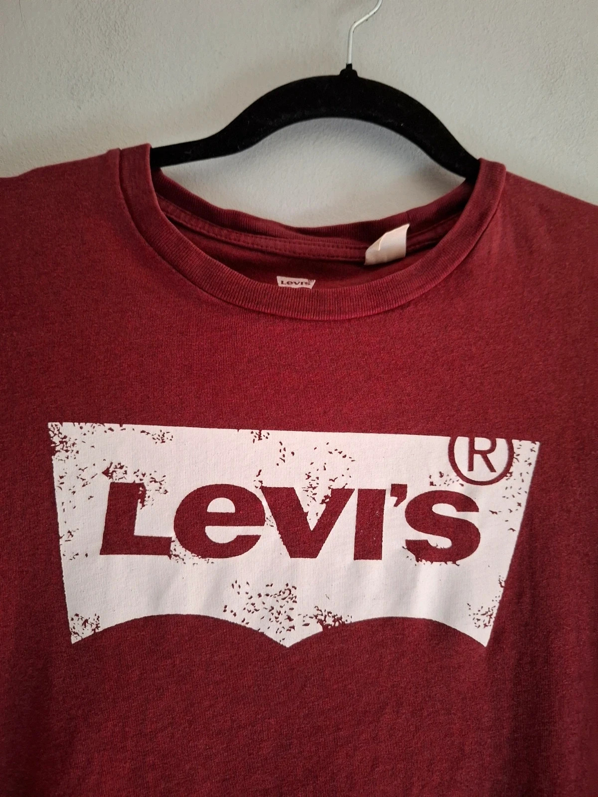 Camiseta Levi's Roja Logo Desgastado Talla M – Levi's – taille M 2