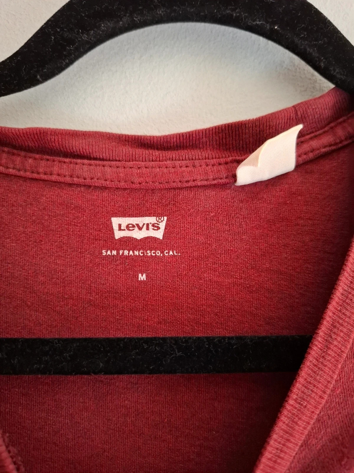Camiseta Levi's Roja Logo Desgastado Talla M – Levi's – taille M 3