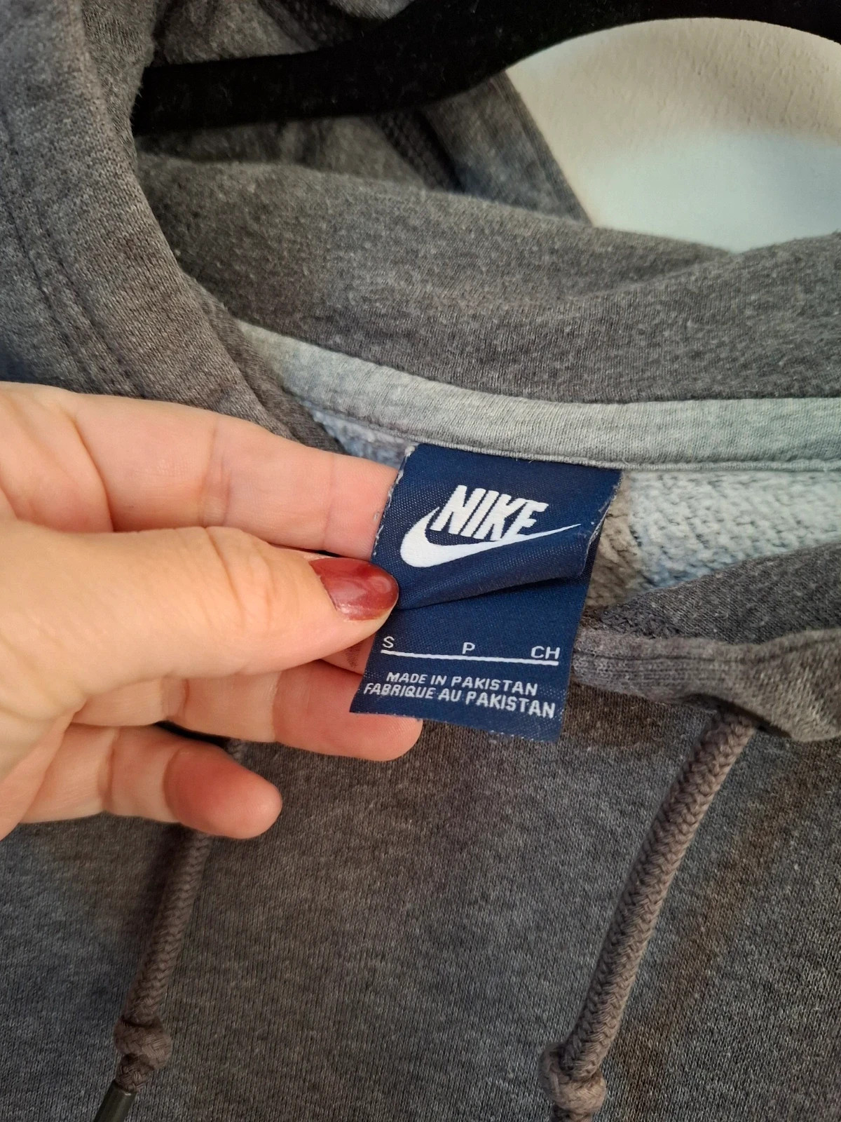 Sudadera con capucha Nike gris oscuro, Talla S – Nike – taille S 4