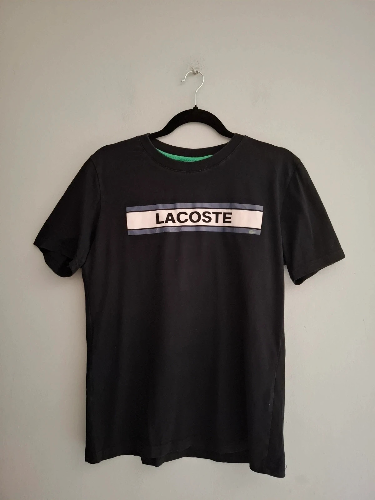 Camiseta Lacoste Negra - Talla M – Lacoste – taille M