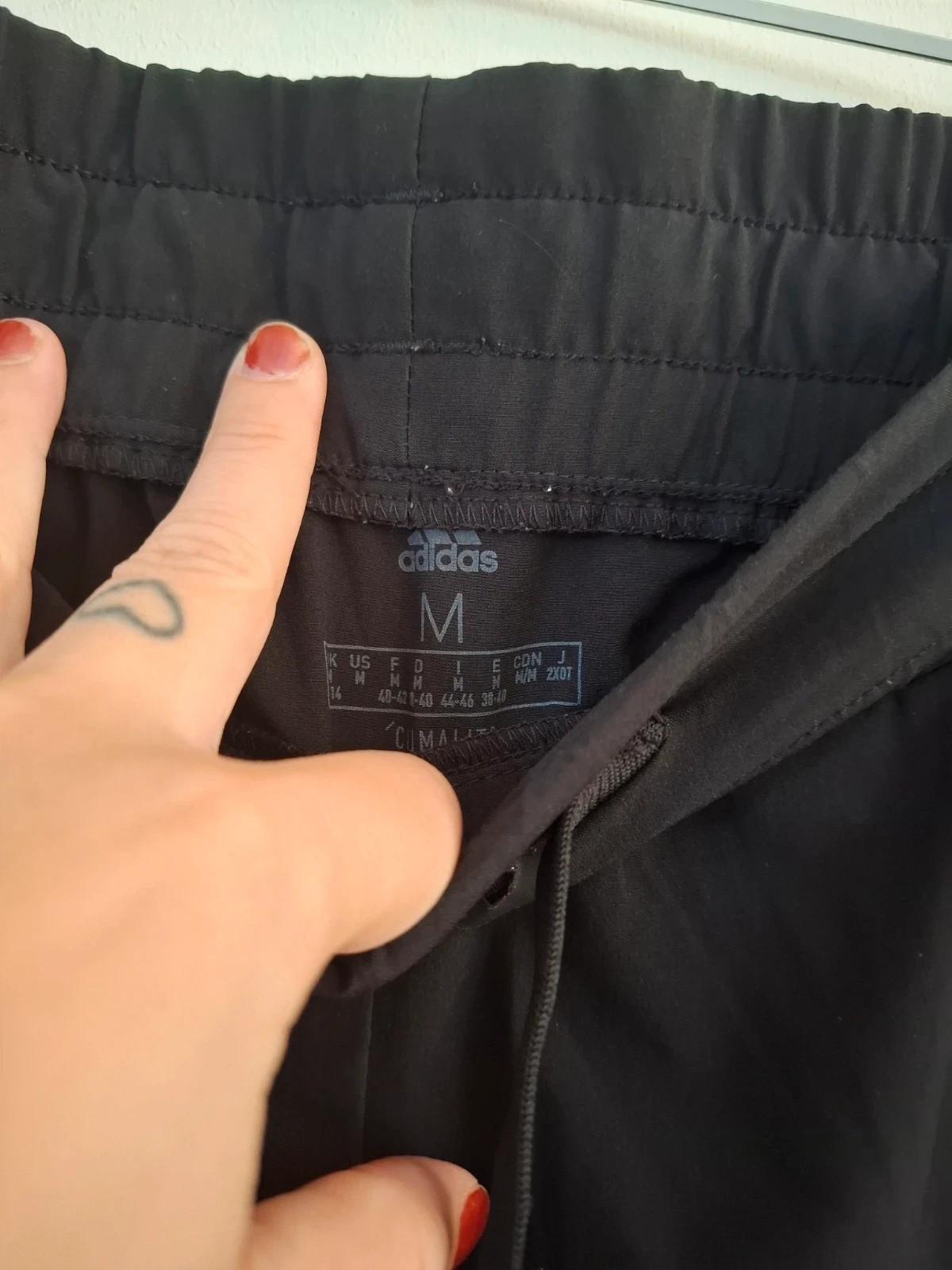 Pantalón de Chándal Adidas Climalite Negro – 3 Rayas / Talla M – adidas – taille M 4