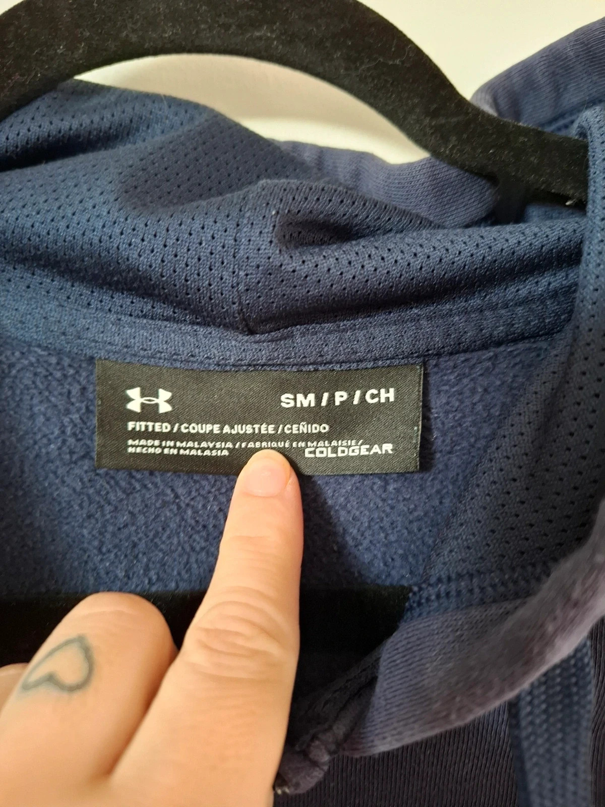 Sudadera con Cremallera Under Armour ColdGear (Talla S) – Under Armour – taille S 3