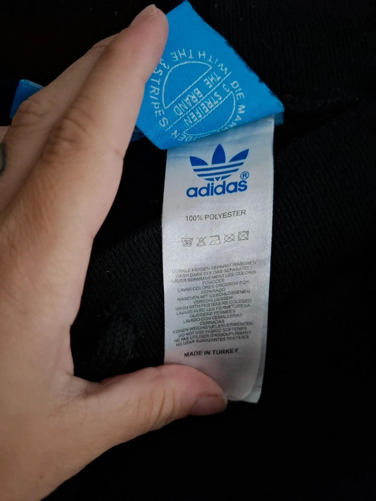 Pantalón de chándal Adidas Originals Vintage Negro/Rojo 👟 – adidas – taille M 4