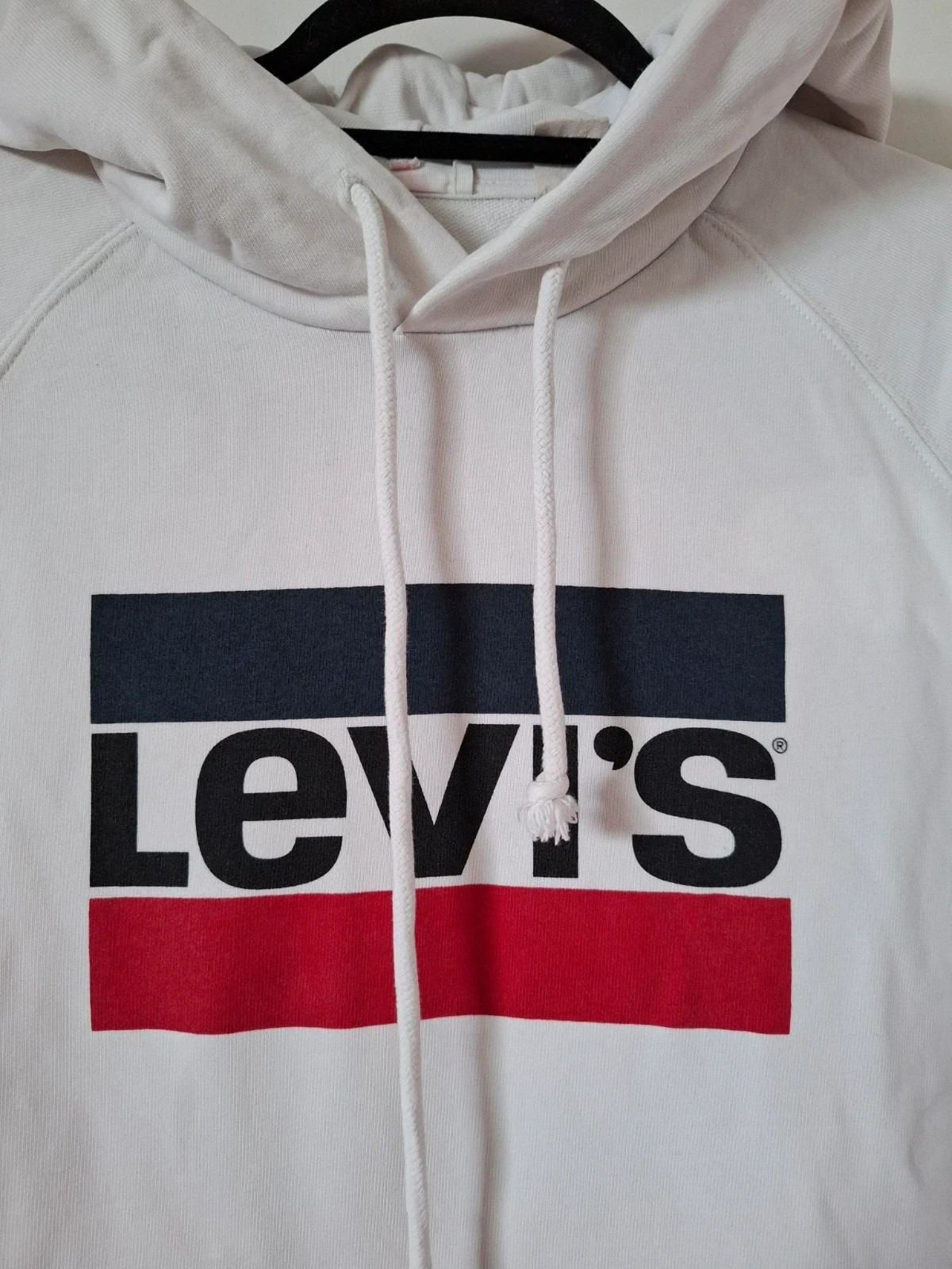 Sudadera blanca Levi's con capucha original Talla S – Levi's – taille S 2