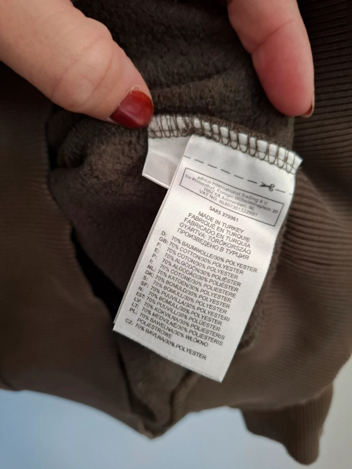 Sudadera Adidas Marrón con Capucha 🧸 Talla XS – adidas – taille XS 4