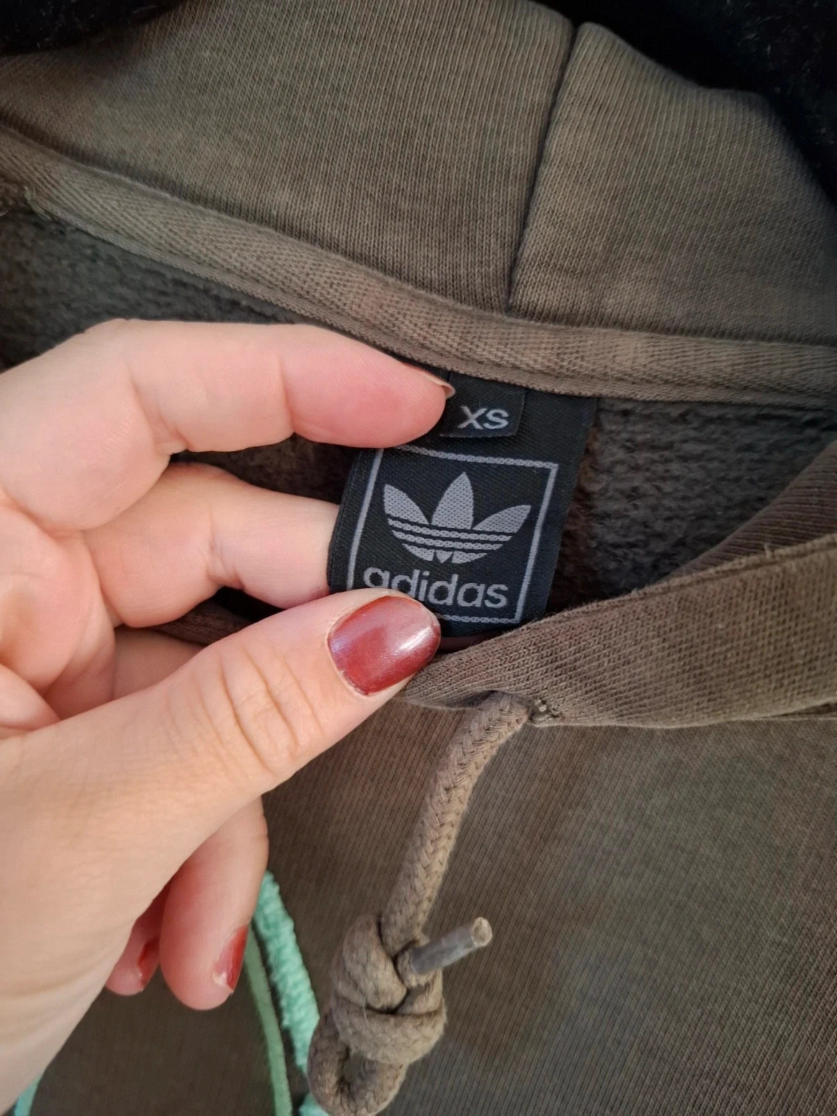 Sudadera Adidas Marrón con Capucha 🧸 Talla XS – adidas – taille XS 3