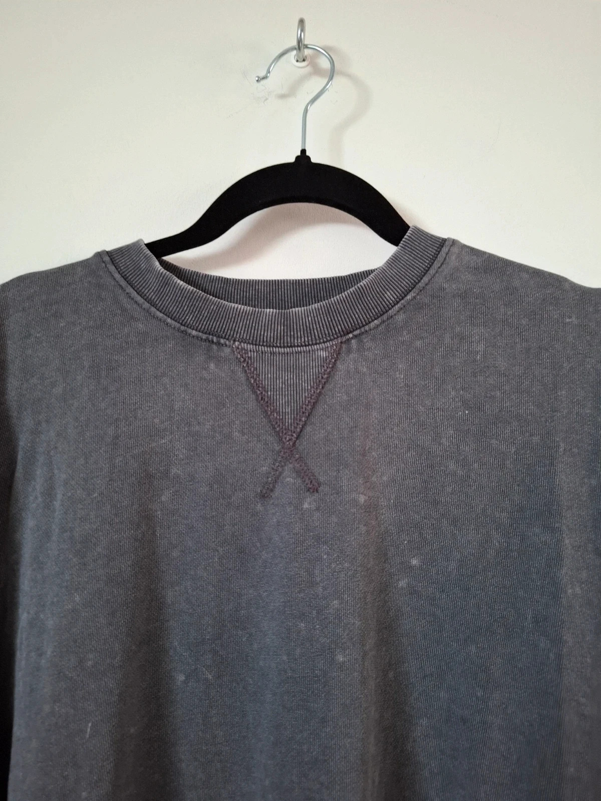 Sudadera ZARA Efecto Lavado / Gris Desgastado - Talla S – Zara – taille S 2