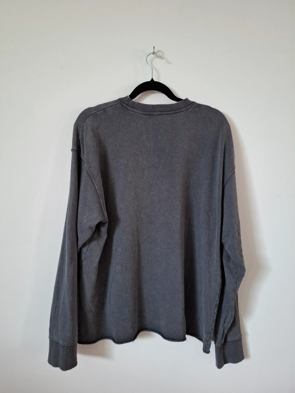 Sudadera ZARA Efecto Lavado / Gris Desgastado - Talla S – Zara – taille S 4