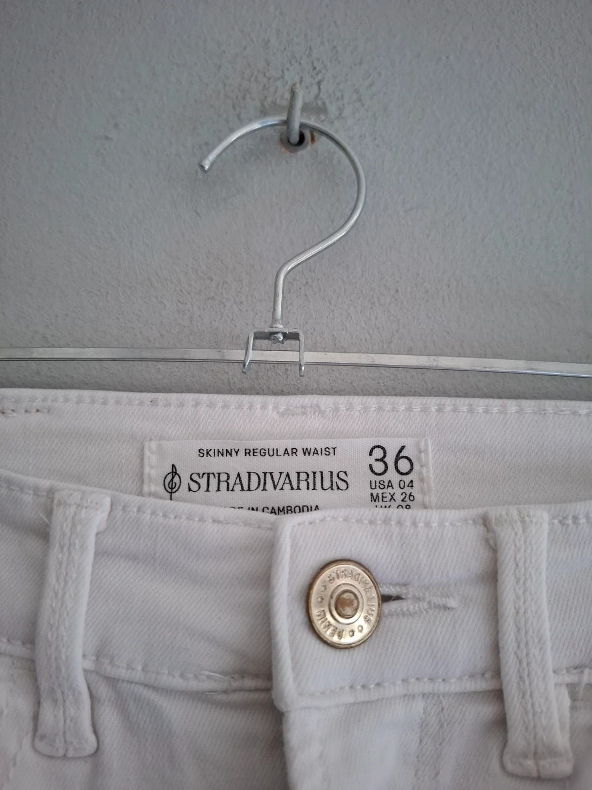 Jeans Blancos Stradivarius T.36 – Stradivarius – taille S / 36 / 8 3