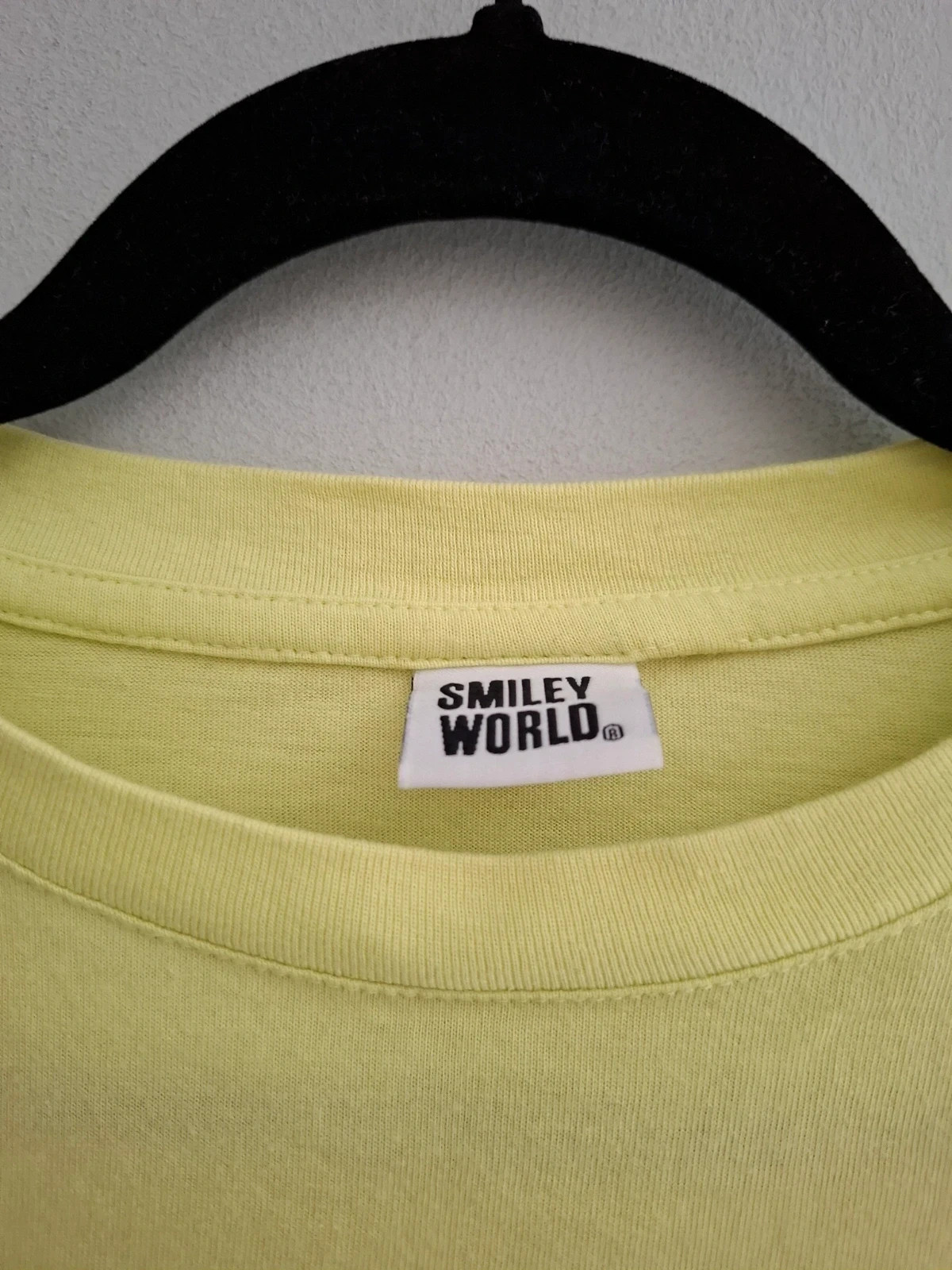 Camiseta Smiley World Verde Neón - Estilo Crop / Oversize – Smiley World – taille S / 36 / 8 3