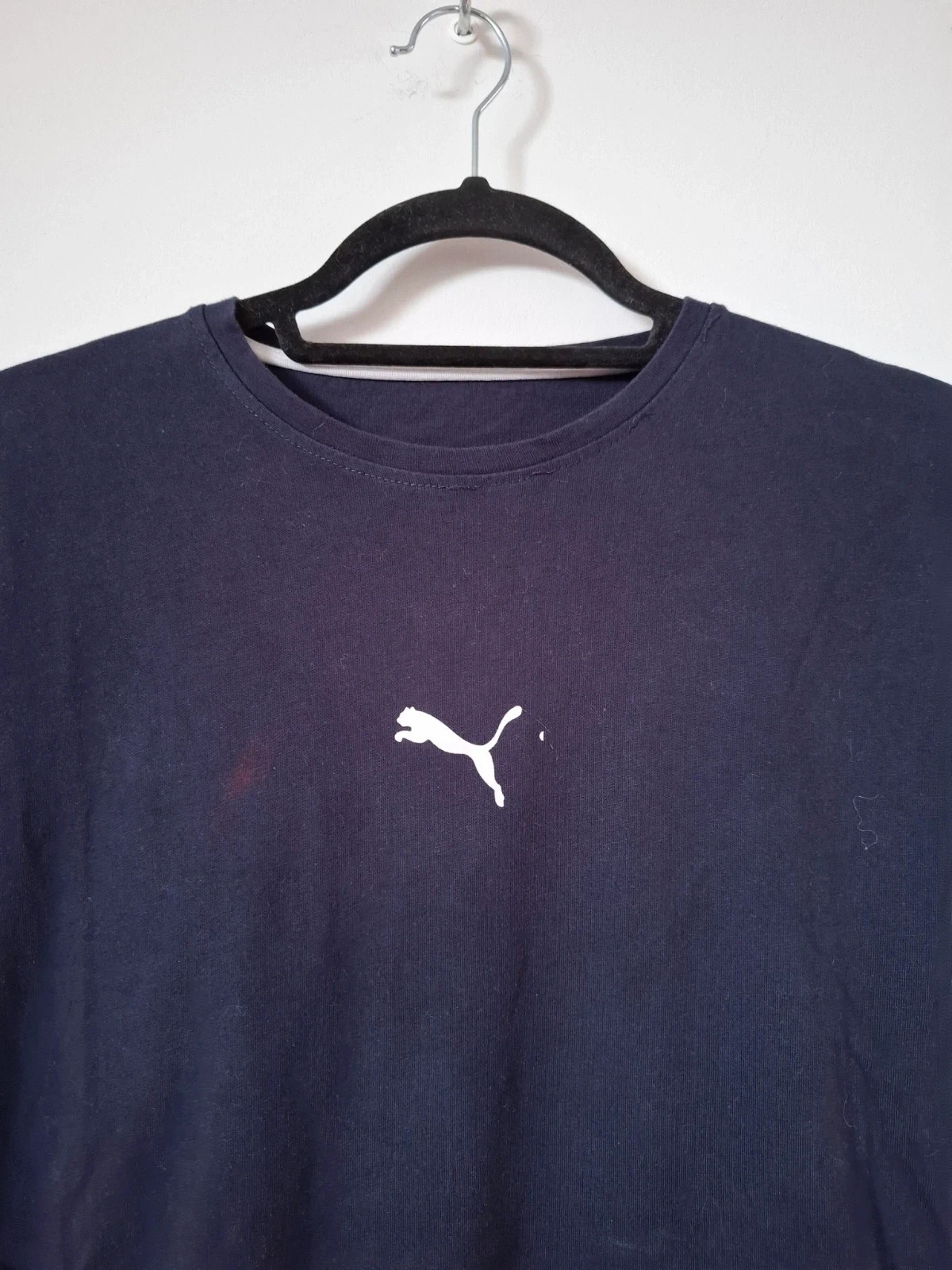 Camiseta de algodón azul marino PUMA (Talla L mujer) – Puma – taille L / 40 / 12 2