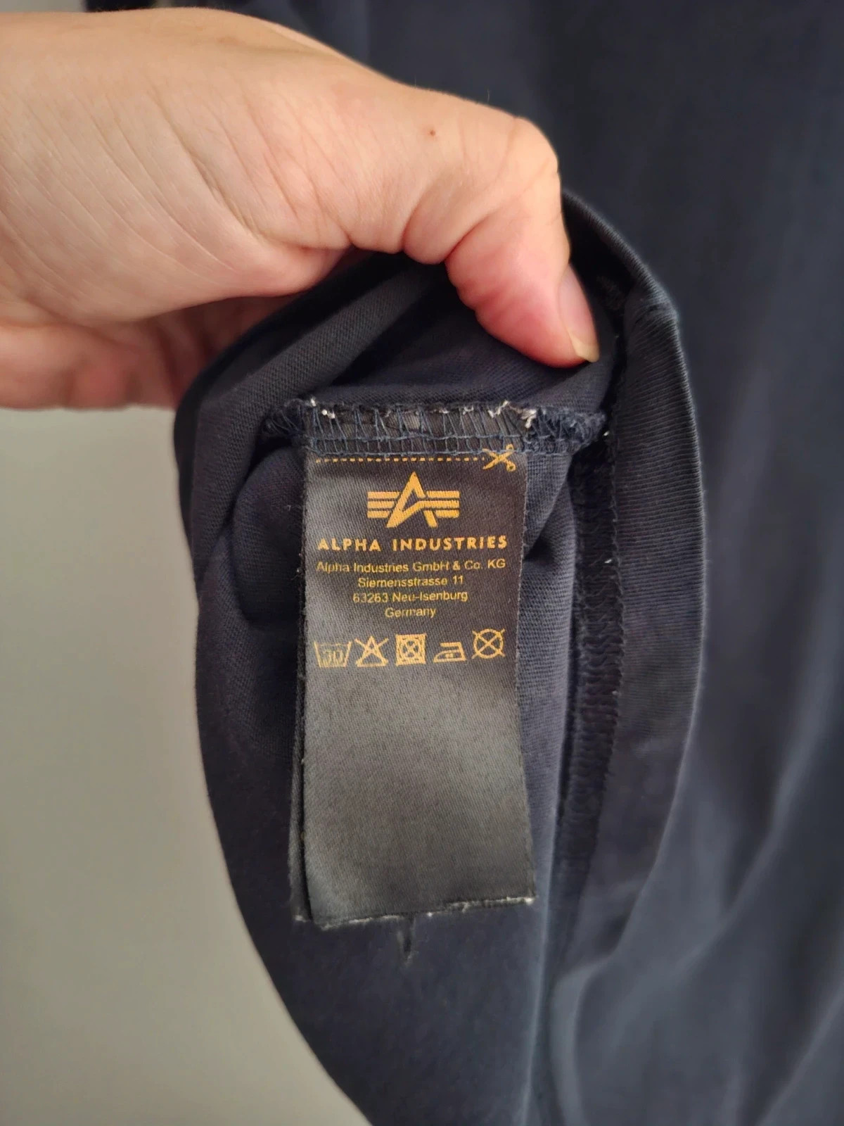 Camiseta Alpha Industries Negro - Talla M – Alpha Industries – taille M 5