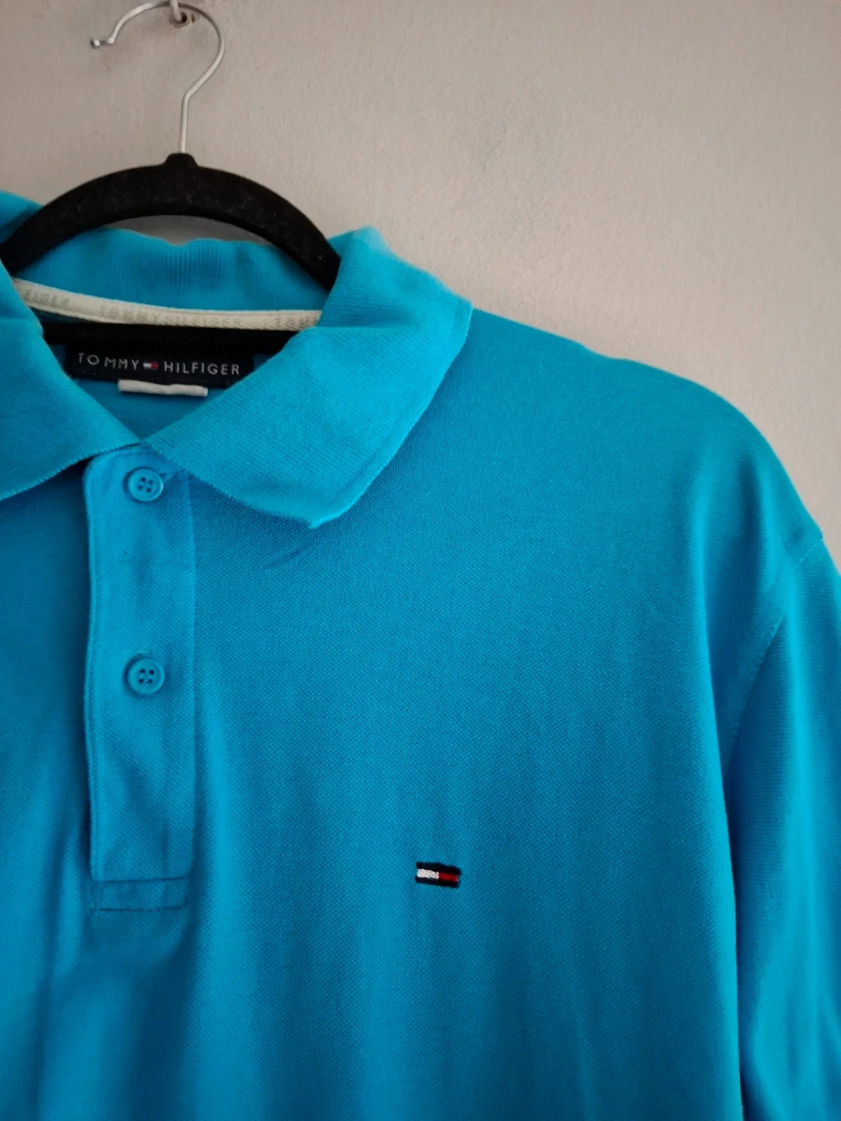 Polo Tommy Hilfiger Azul Turquesa - Talla M – Tommy Hilfiger – taille M 2
