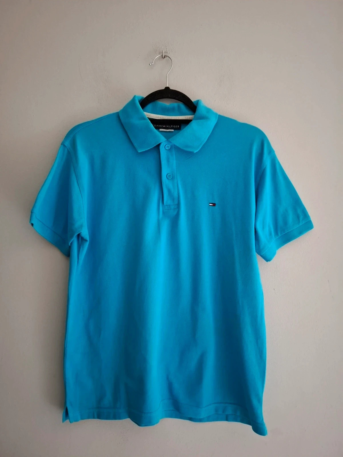 Polo Tommy Hilfiger Azul Turquesa - Talla M – Tommy Hilfiger – taille M