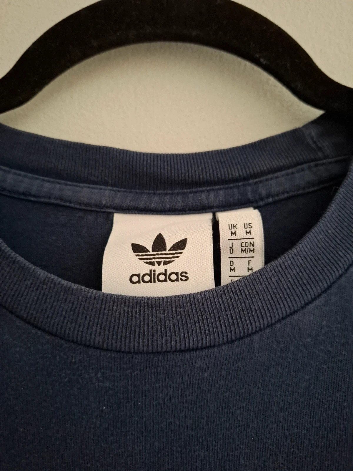 Camiseta Adidas Originals Trefoil Azul Marino - Talla M 🎯 – adidas – taille M 4