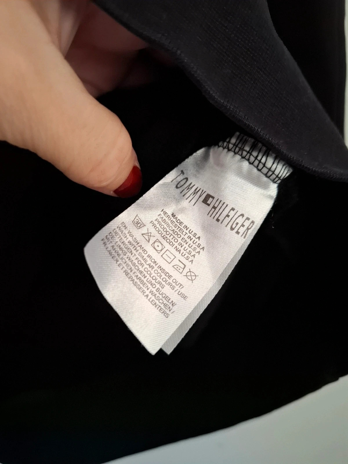 Sudadera Tommy Hilfiger Negra T.M – Tommy Hilfiger – taille M 4