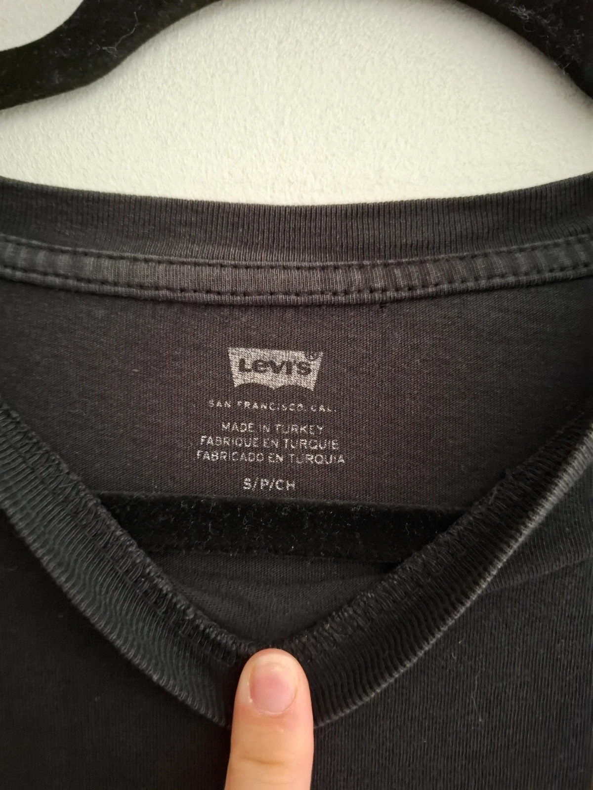 Camiseta Levi's Negra con Logo - Talla S – Levi's – taille S 3